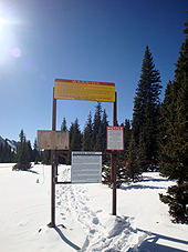 Backcountry Gate at Bald Saddle