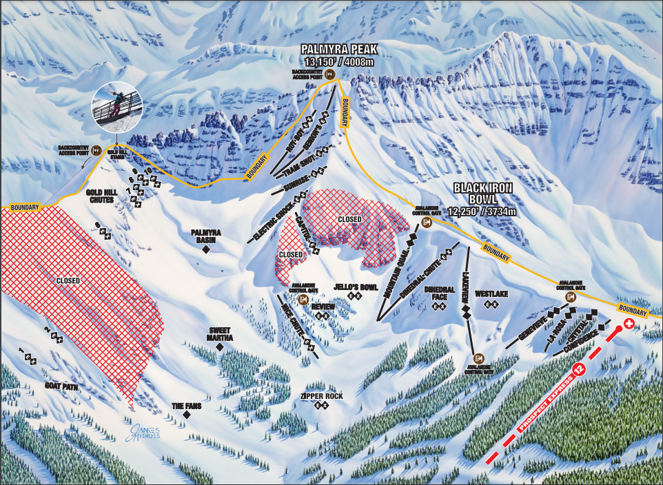 Snow Trail Map – Mountain Creek